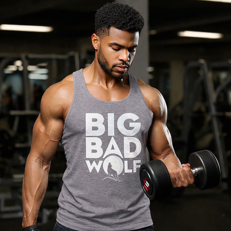 Big Bad Wolf Men’s Premium Tank Top – Bold Gym & Streetwear