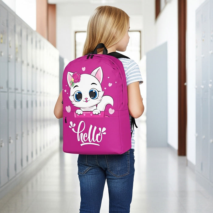 Hello Kitty Blossom Kids Backpack – Water-Resistant School & Travel Bag