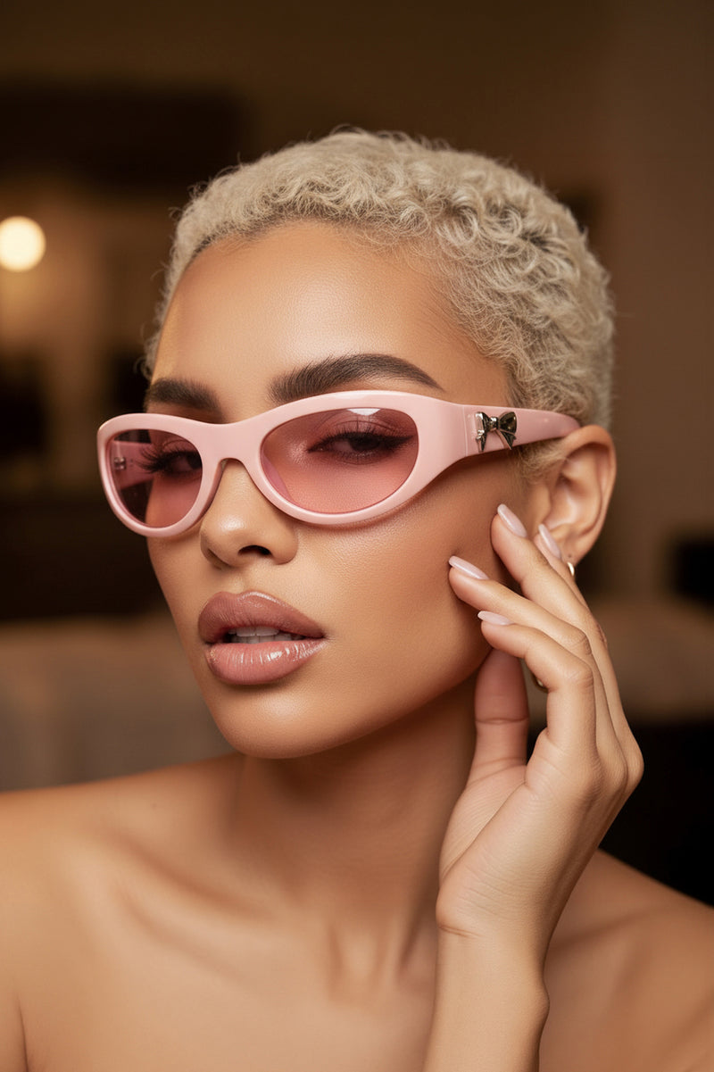 Polycarbonate Frame Cat-Eye Sunglasses