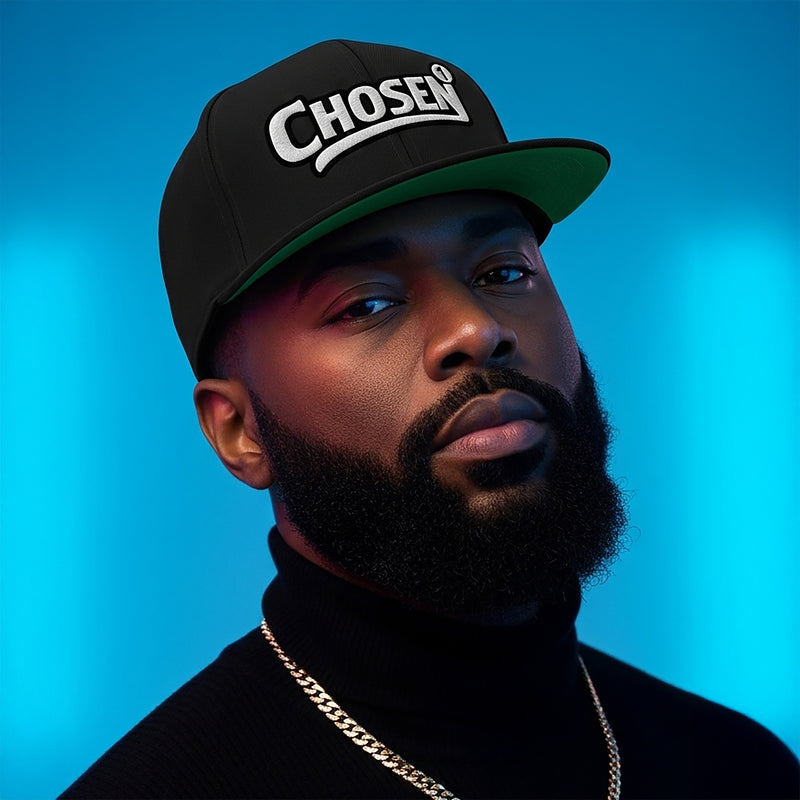 Chosen One Classic Snapback Hat – Bold Embroidered Statement Cap