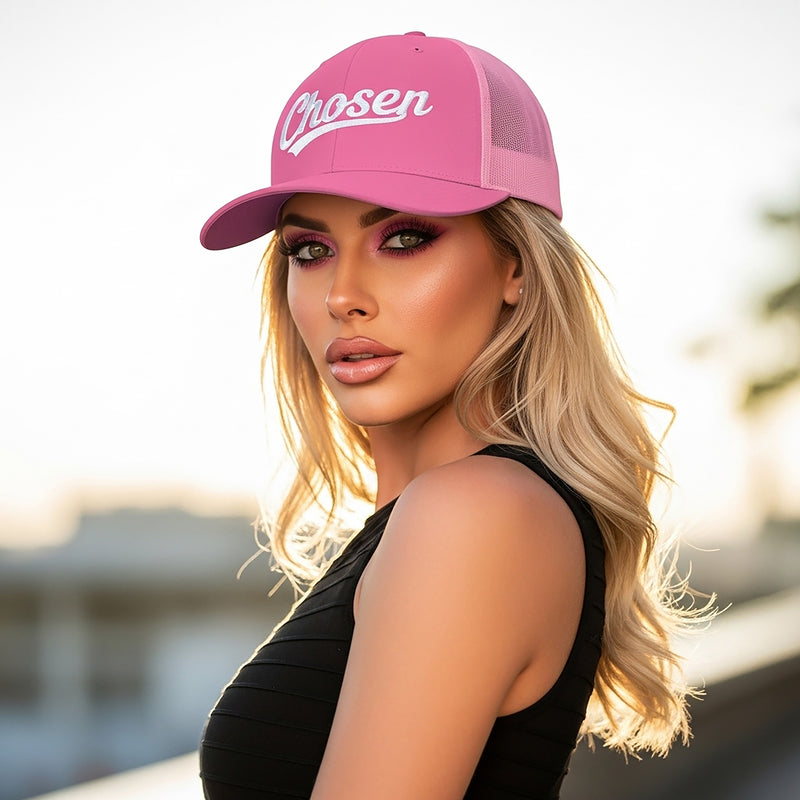 Women’s Chosen Embroidered Trucker Cap