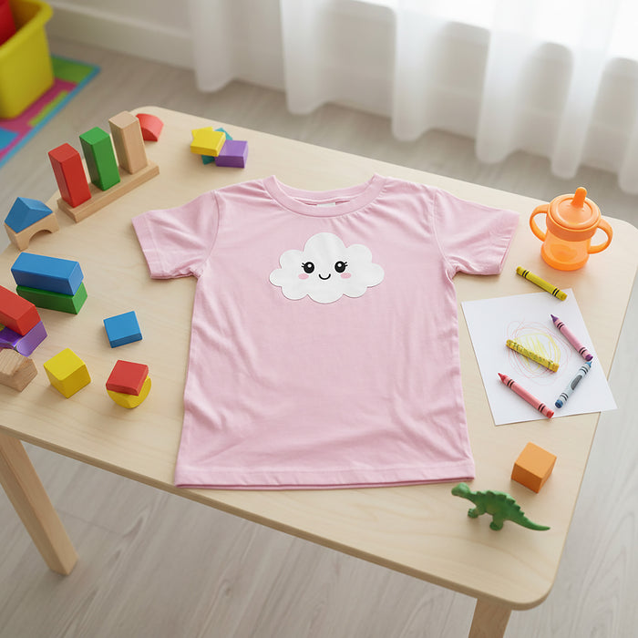 Smiley Cloud Toddler Cotton Tee