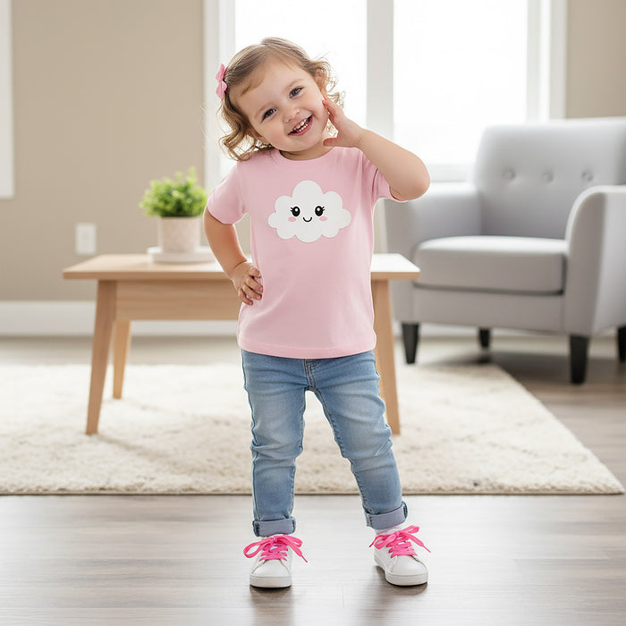 Smiley Cloud Toddler Cotton Tee