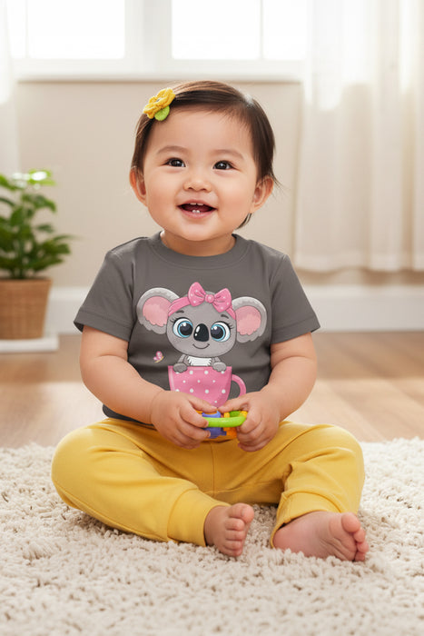 Cute Koala Infant Tee - Baby Girl T-Shirt
