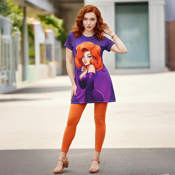 Purple Reign T-Shirt Dress – Bold Street Style Statement