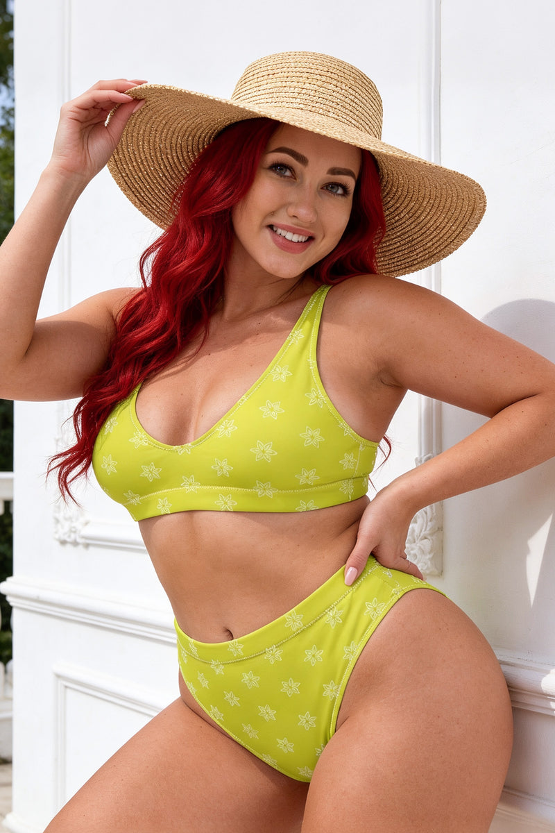 Samantha Sol Limonello High-Waisted Bikini