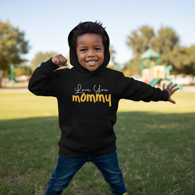 Love You Mommy – Kids Eco Hoodie