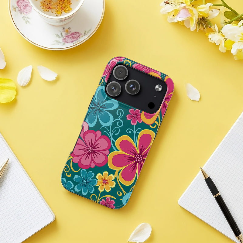 Colorful Floral Tough iPhone® Case