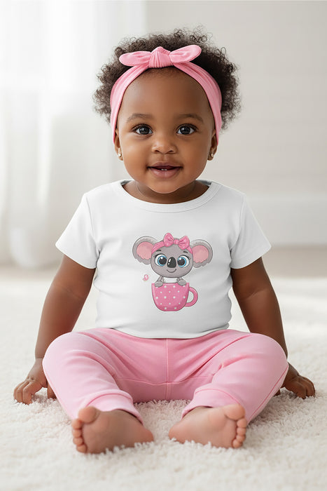 Cute Koala Infant Tee - Baby Girl T-Shirt