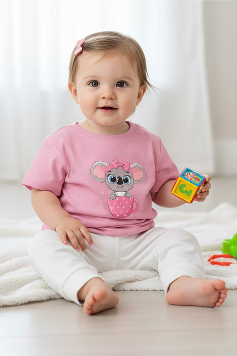Cute Koala Infant Tee - Baby Girl T-Shirt