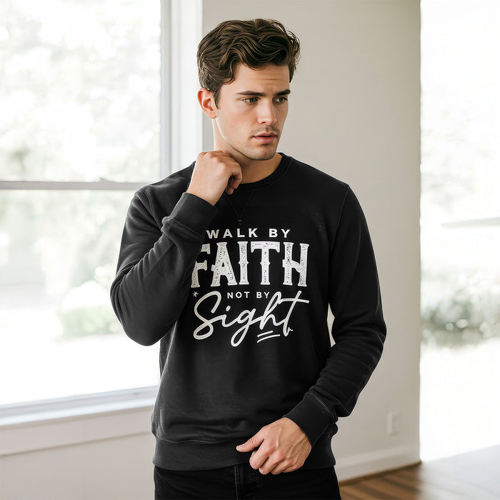 Walk by Faith, Not by Sight – Unisex Premium Sweatshirt