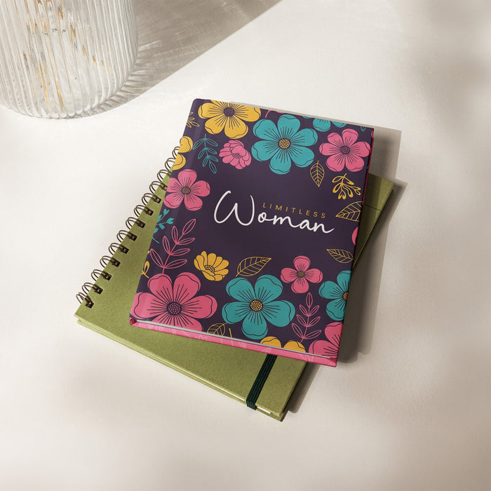 Limitless Woman Floral Hardcover Journal