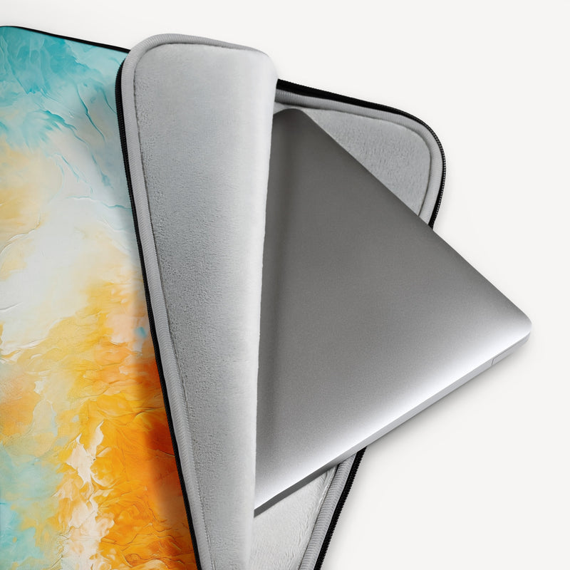 Progress Over Perfection Abstract Art Laptop Sleeve